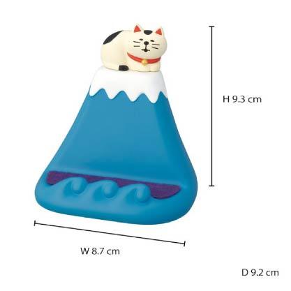 2025年12月中旬新品預約上市中 concombre 富士山療癒款 貓手機架