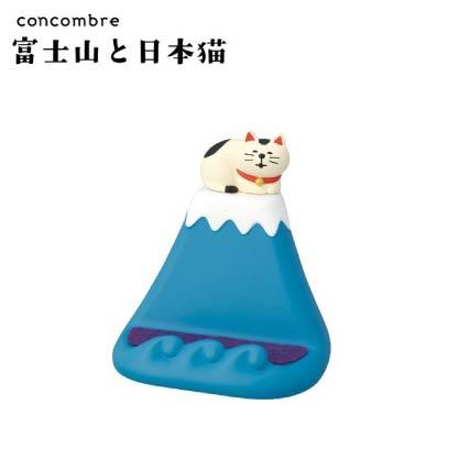 2025年12月中旬新品預約上市中 concombre 富士山療癒款 貓手機架