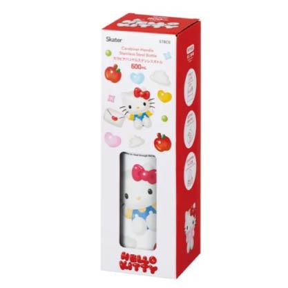 Hello Kitty 立體氣球設計 登山扣手柄不鏽鋼保溫瓶