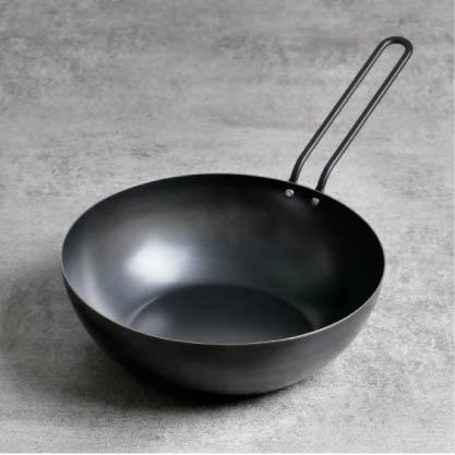 【日本燕三条製】工房 Aizawa 黑色系列 24cm 炒鍋