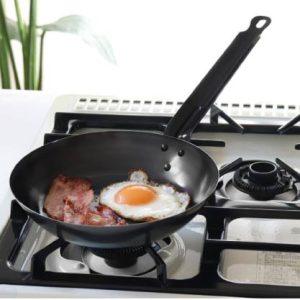 燕三条製 工房 Aizawa Koboaizawa 黑色甜椒系列 平底鍋 22 公分