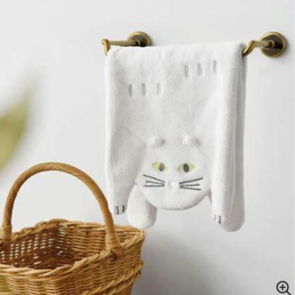 Sopii 貓咪圖案 快乾毛巾