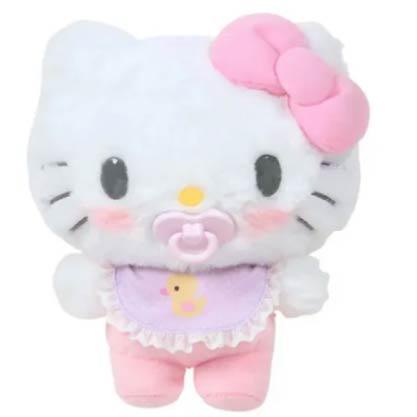 20260125-903E-06 Sanrio三麗鷗 Hello Kitty 娃娃照顧組嬰兒造型絨毛娃娃組 寶寶造型玩偶
