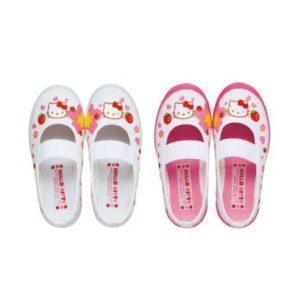 Hello Kitty 兒童學校鞋 – 可愛草莓花朵款