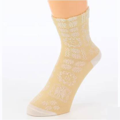 溫柔親膚小尺寸低筒襪子 黃