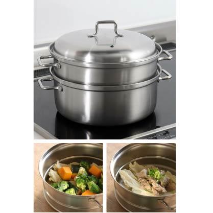 20260207-040E-11 日本燕三條 相澤工房 蒸鍋 多功能蒸鍋