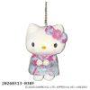 Hello Kitty絨毛吊飾 櫻花和服