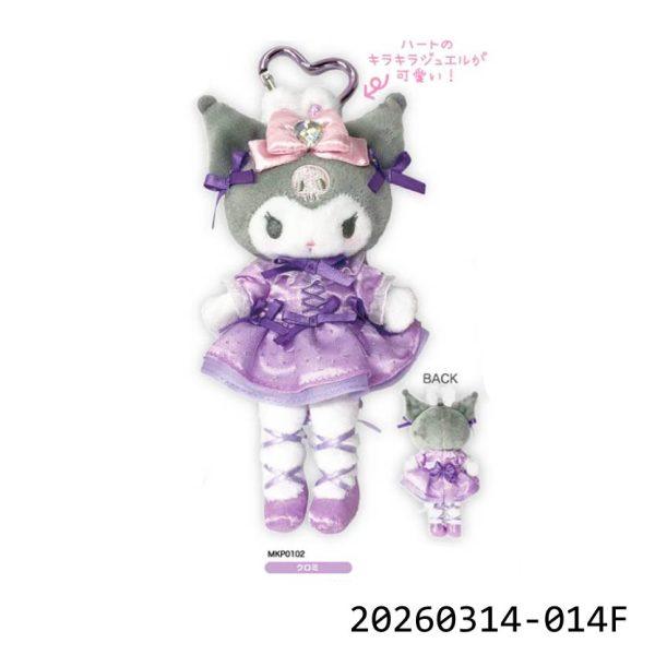 20260314-03 Sanrio愛心扣絨毛吊飾系列美樂蒂+酷洛米+My Sweet Piano