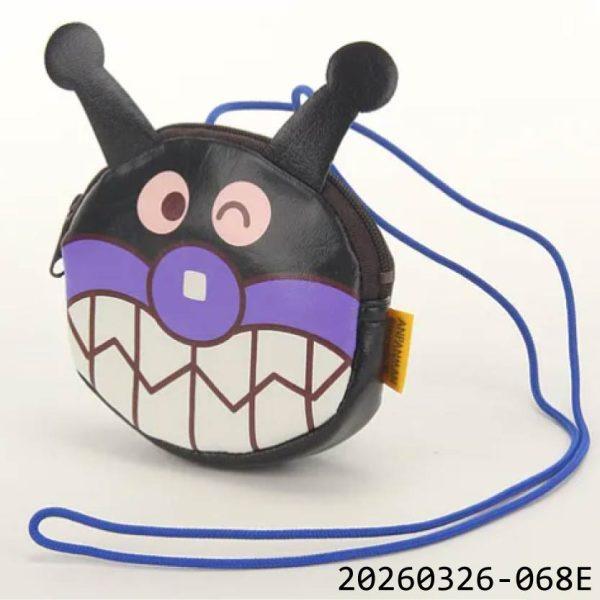 麵包超人細菌人迷你斜背包ばいきんまん兒童側背包可愛卡通小包
