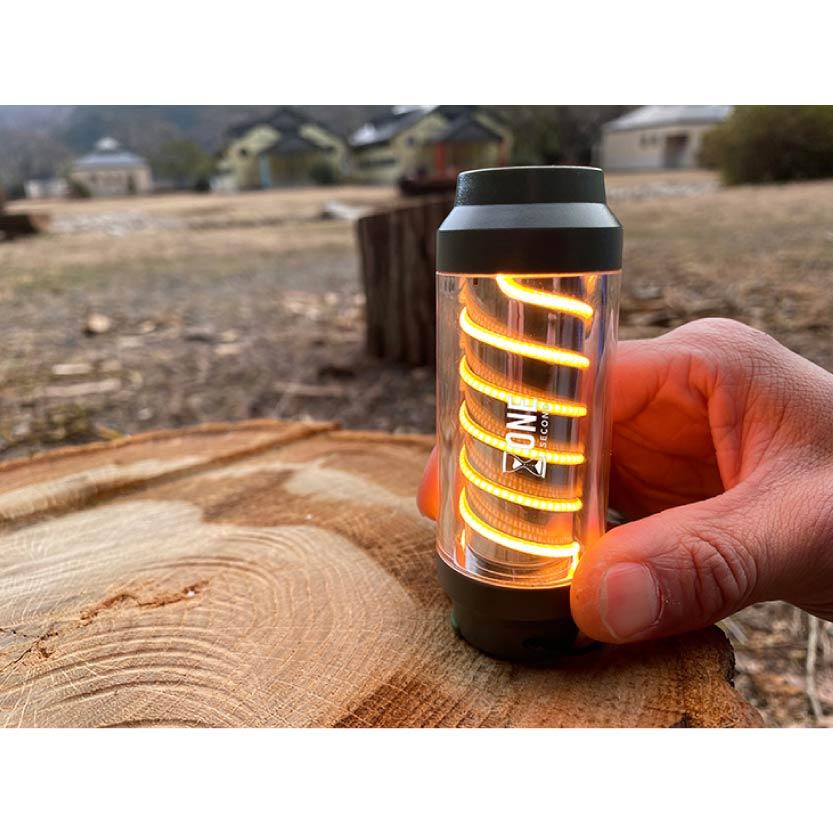 Spiral螺旋造型 LED露營燈 黑色款 露營停電防災必備