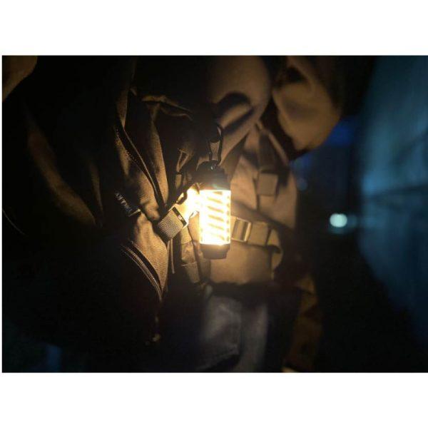 Spiral螺旋造型 LED露營燈 黑色款 露營停電防災必備