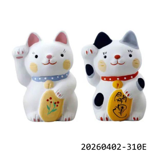 日本風療癒系招財貓擺飾溫柔表情 開運招福 招財貓擺件 居家裝飾 生日禮物 開店送禮