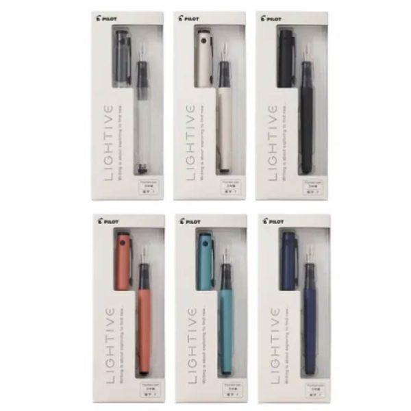日本製 日本境內LIGHTIVE  鋼筆 F 細字 輕量好攜帶 無墨水 另購