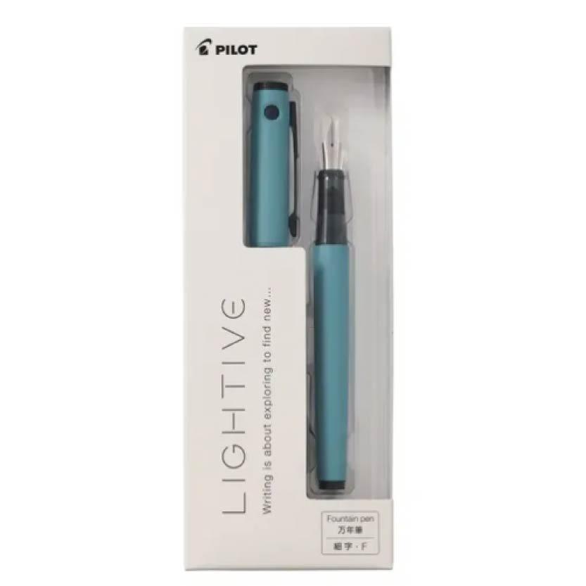 日本製 日本境內LIGHTIVE  鋼筆 F 細字 輕量好攜帶 無墨水 另購