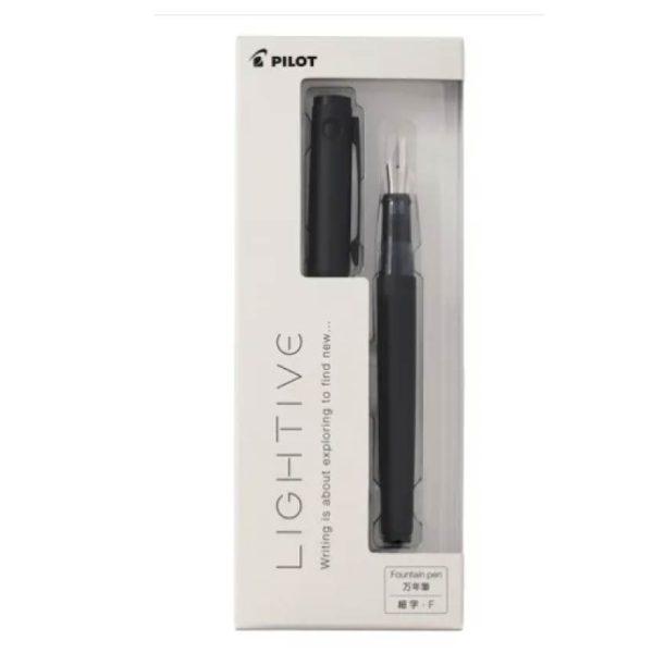 日本製 日本境內LIGHTIVE  鋼筆 F 細字 輕量好攜帶 無墨水 另購