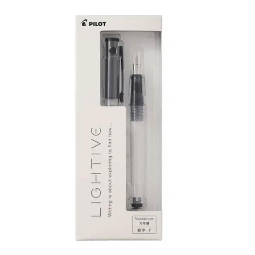 日本製 日本境內LIGHTIVE  鋼筆 F 細字 輕量好攜帶 無墨水 另購
