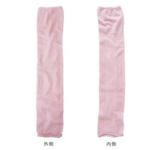 日本製透膚防曬袖套  日系涼感冰絲手袖 輕透網紗UV臂套