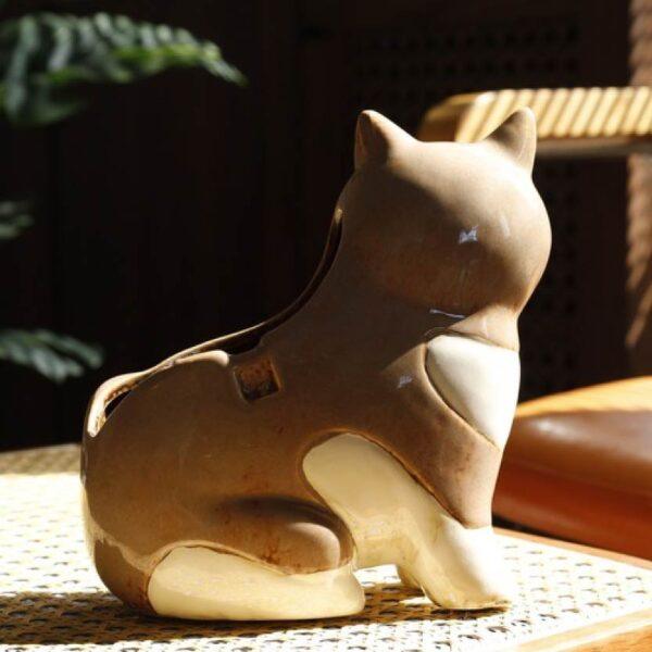 日系柴犬蚊香架 直立式蚊香座 療癒系柴犬防蚊擺飾
