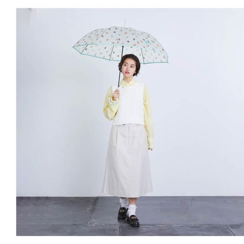 because Clear Umbrella Maison terrier透明雨傘