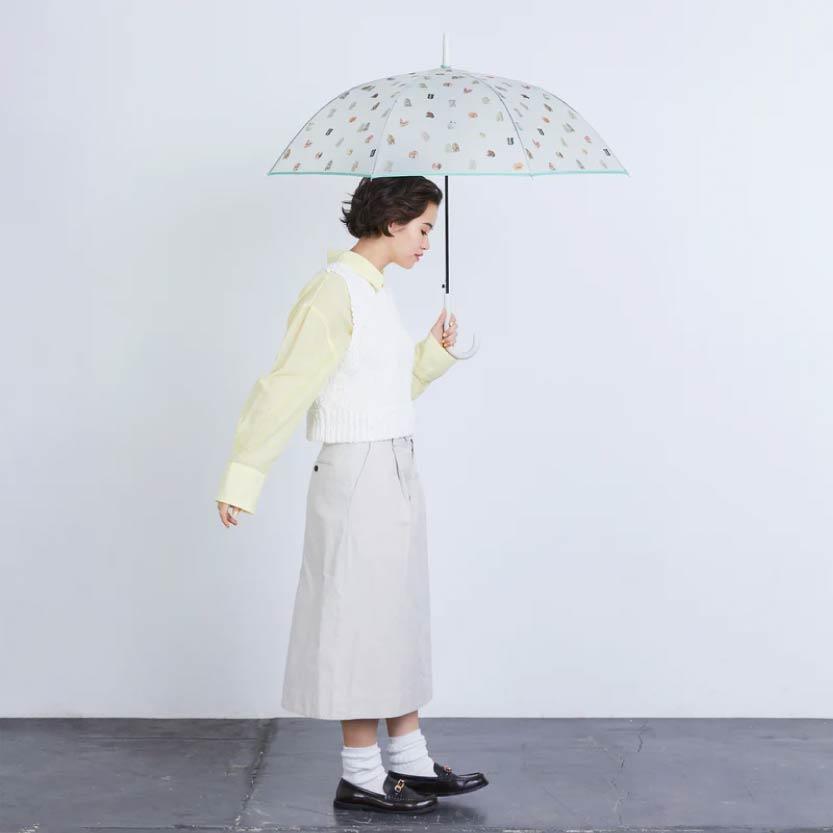 because Clear Umbrella Maison terrier透明雨傘