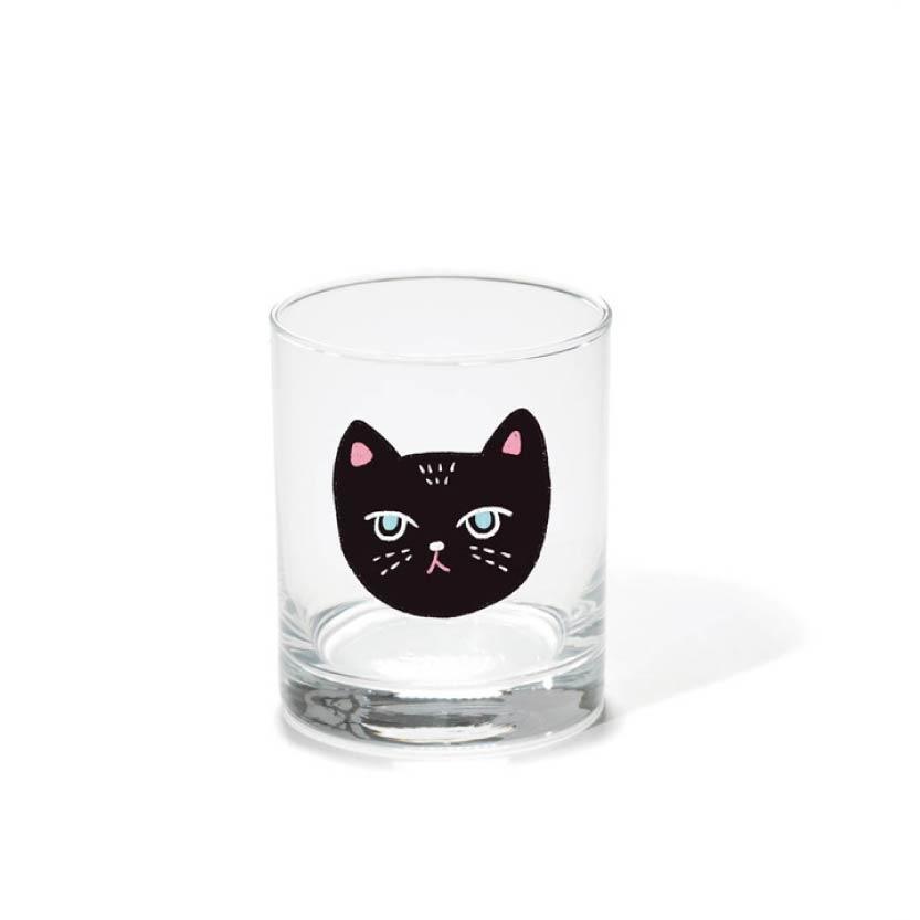 日本 4CAT 慵懶貓咪玻璃杯