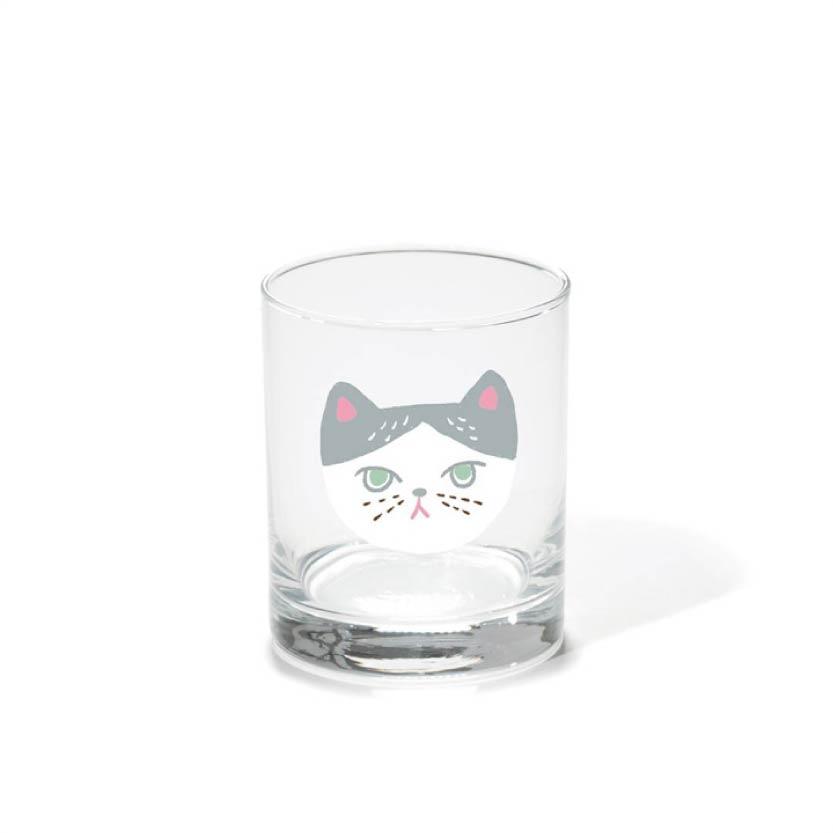 日本 4CAT 慵懶貓咪玻璃杯