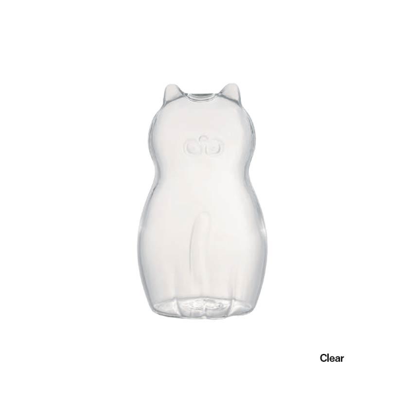 DECOLE-Glass Cat Vase 貓咪玻璃一輪插花瓶