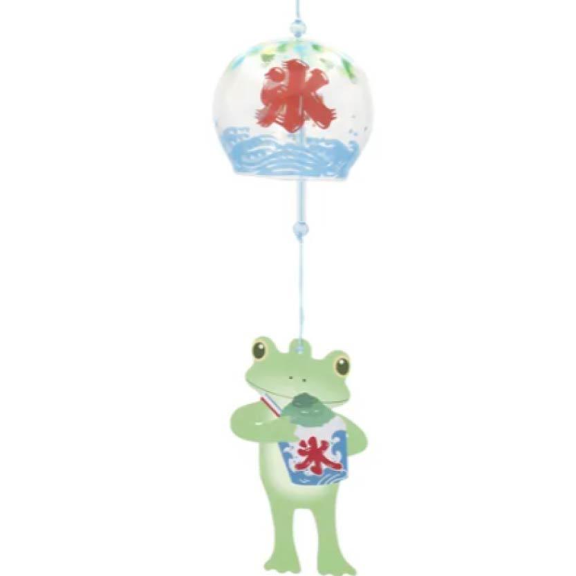 青蛙_工作區域 1 Copeau 青蛙玻璃風鈴 日本招財青蛙