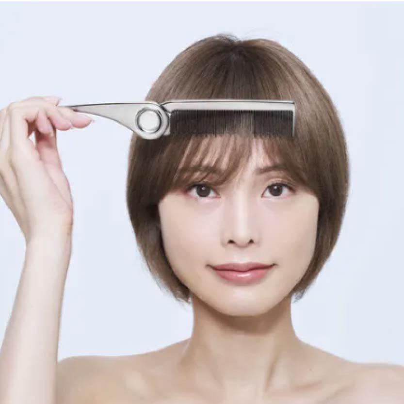 日本 CHROME BEAUTE 折疊式柔順亮澤梳 折疊梳 瀏海梳 防靜電梳 隨身梳