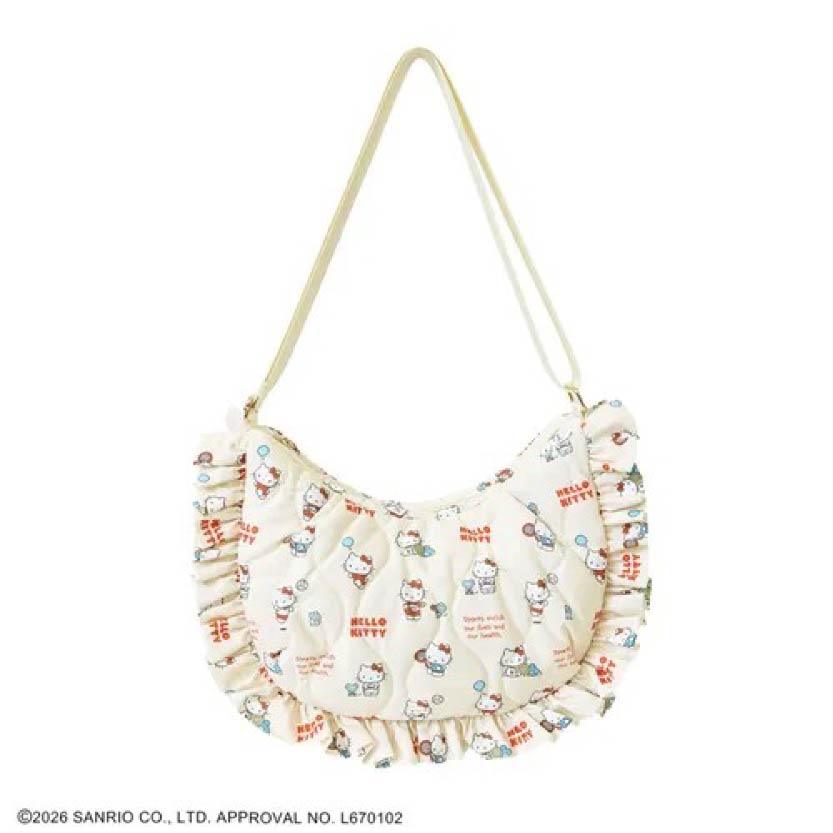 20260911-271E-03 Hello Kitty 絎縫荷葉邊肩背包 ACCOMMODE