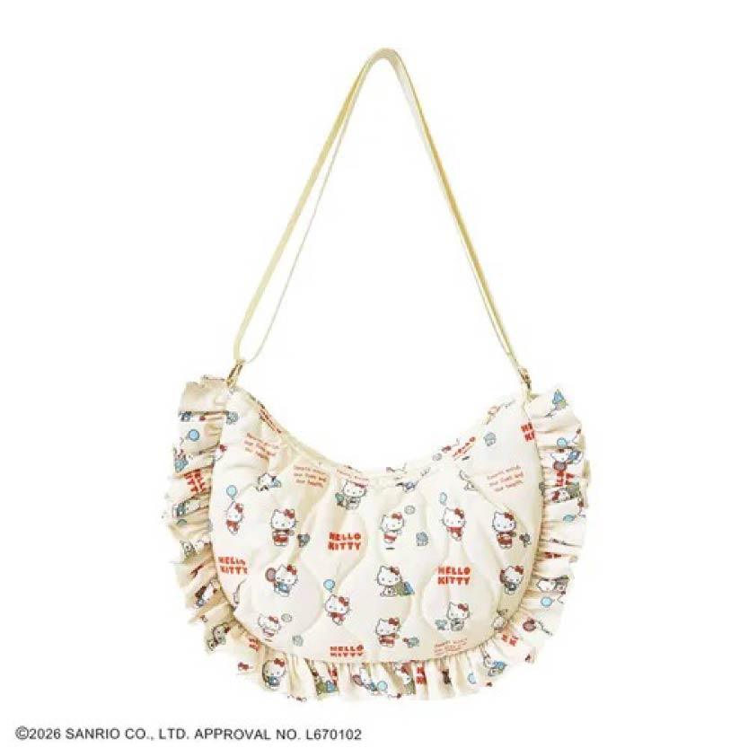 20260911-271E-04 Hello Kitty 絎縫荷葉邊肩背包 ACCOMMODE