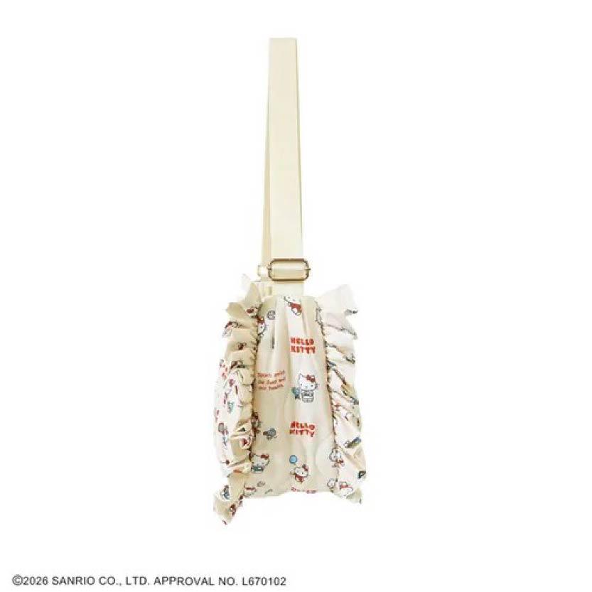 20260911-271E-05 Hello Kitty 絎縫荷葉邊肩背包 ACCOMMODE