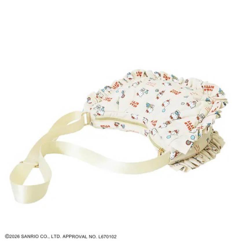 20260911-271E-07 Hello Kitty 絎縫荷葉邊肩背包 ACCOMMODE